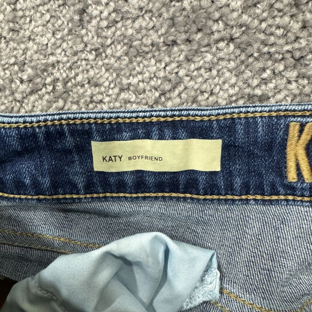 Kut from the Kloth Jeans Womens 8 Blue Katy Boyfriend Medium Wash Denim Casual - Picture 7 of 8